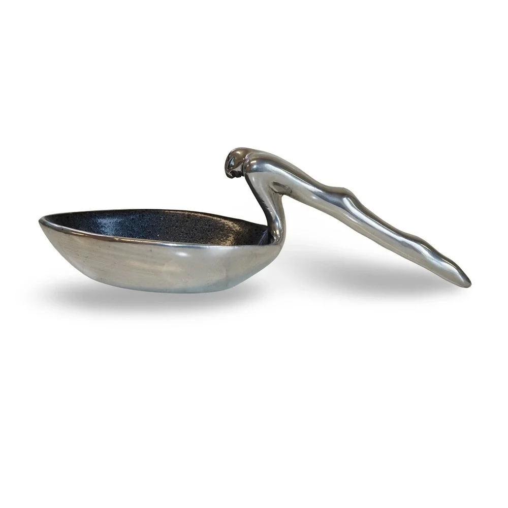 Carrol Boyes Reclining Nude Woman Spoon Rest Aluminum South Africa Sculptural